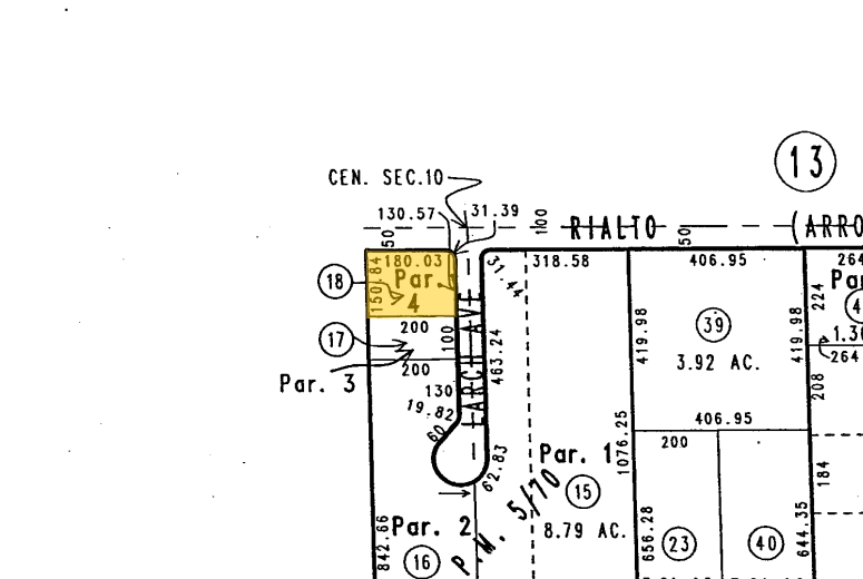 1111 W Rialto Ave, Rialto, CA for lease - Plat Map - Image 2 of 8