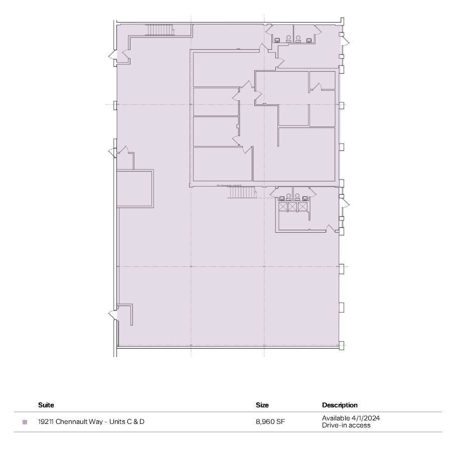 19211 Chennault Way, Gaithersburg, MD for lease Floor Plan- Image 1 of 1