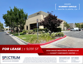 LEASE SPECIAL | 26465 Summit Circle - Warehouse