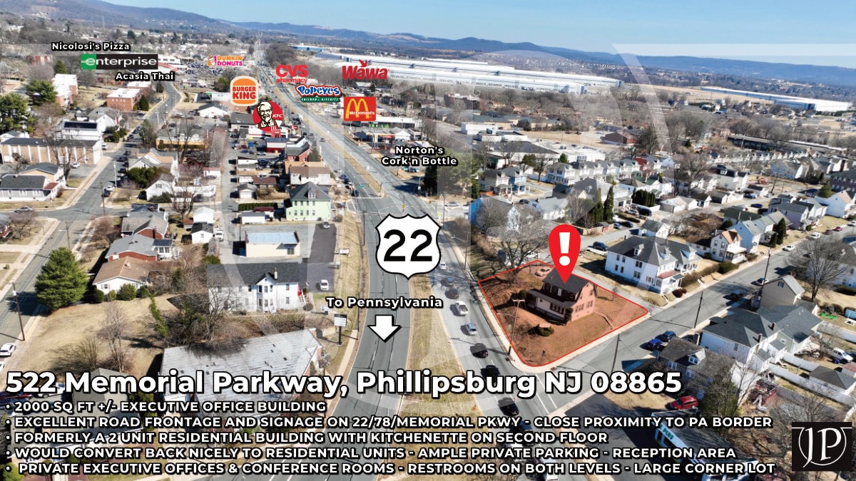 522 Memorial Pky, Phillipsburg, NJ for sale Building Photo- Image 1 of 36