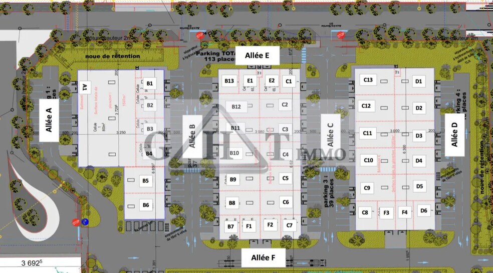 Industrial in Saint-Fargeau-Ponthierry for lease - Site Plan - Image 2 of 2