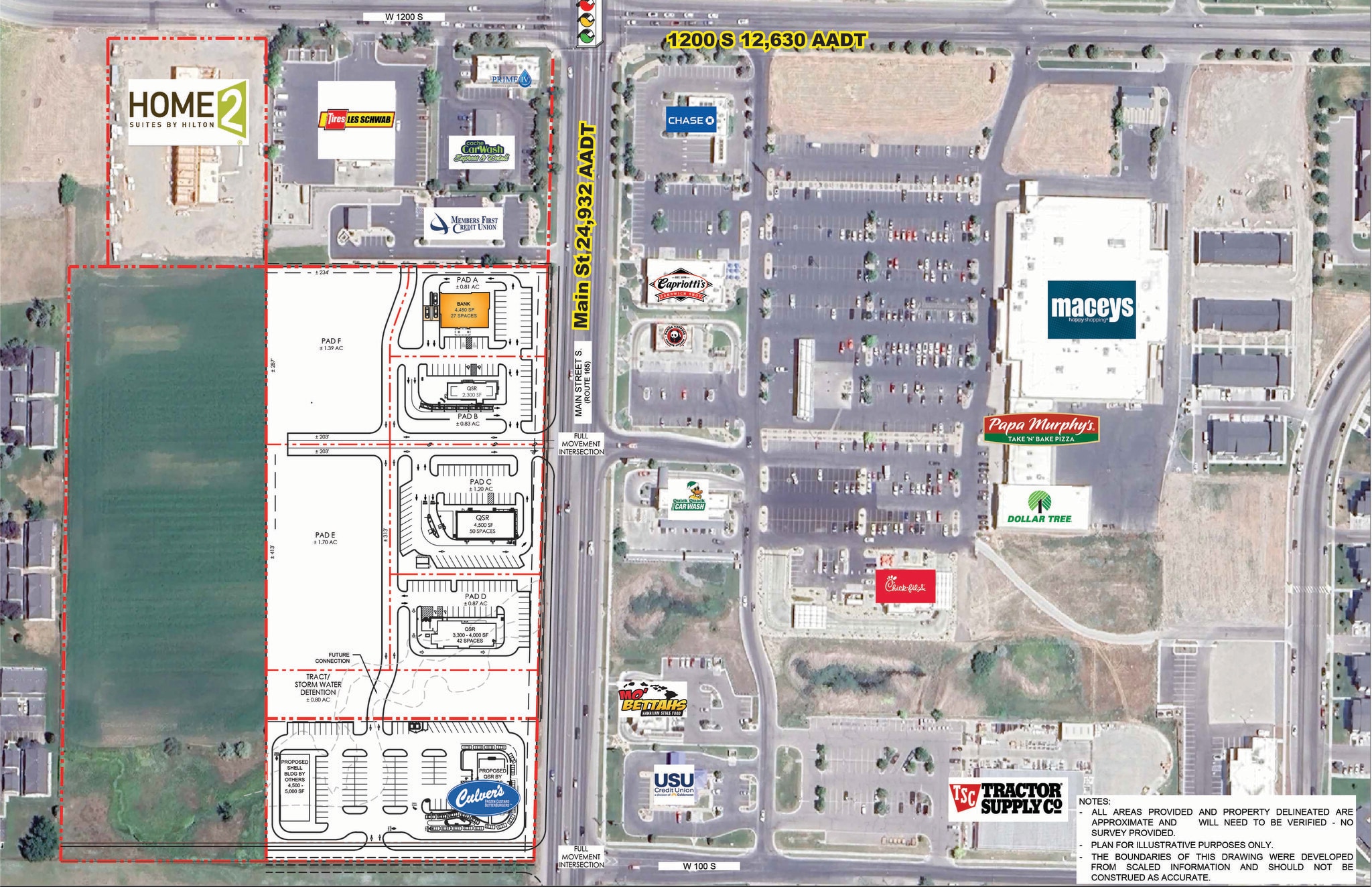 1111 Highway 165, Providence, UT for lease Aerial- Image 1 of 4