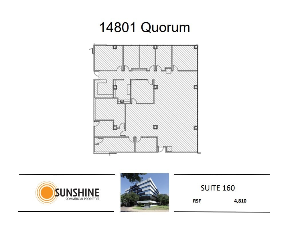 14801 Quorum Dr, Addison, TX for lease Floor Plan- Image 1 of 1