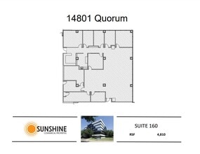 14801 Quorum Dr, Addison, TX for lease Floor Plan- Image 1 of 1