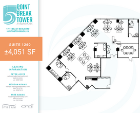 17011 Beach Blvd, Huntington Beach, CA for lease Floor Plan- Image 1 of 2