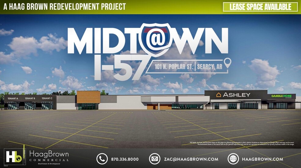 101 N Poplar St, Searcy, AR for lease - Building Photo - Image 1 of 1