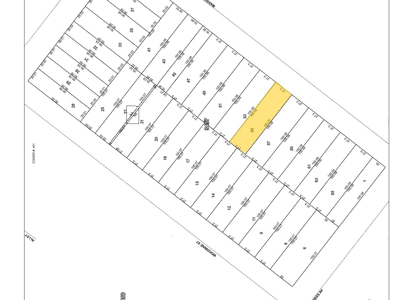 1713 Madison St, Ridgewood, NY for sale Plat Map- Image 1 of 1