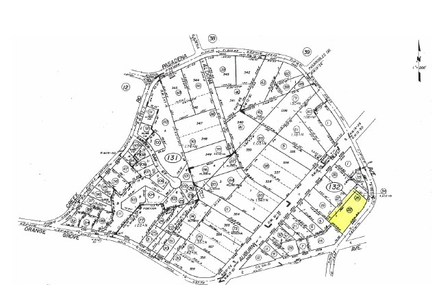 4865 Pasadena Ave, Sacramento, CA for lease - Plat Map - Image 2 of 9