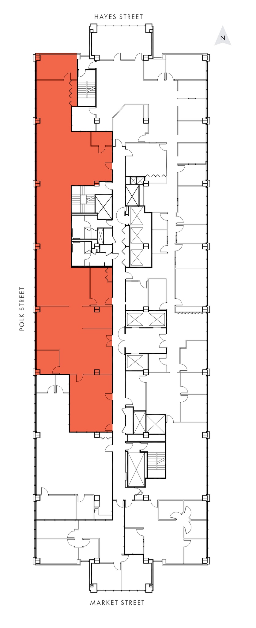 1390 Market St, San Francisco, CA for lease Floor Plan- Image 1 of 1