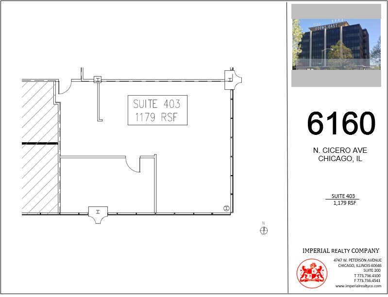 6160 N Cicero Ave, Chicago, IL for lease Floor Plan- Image 1 of 4