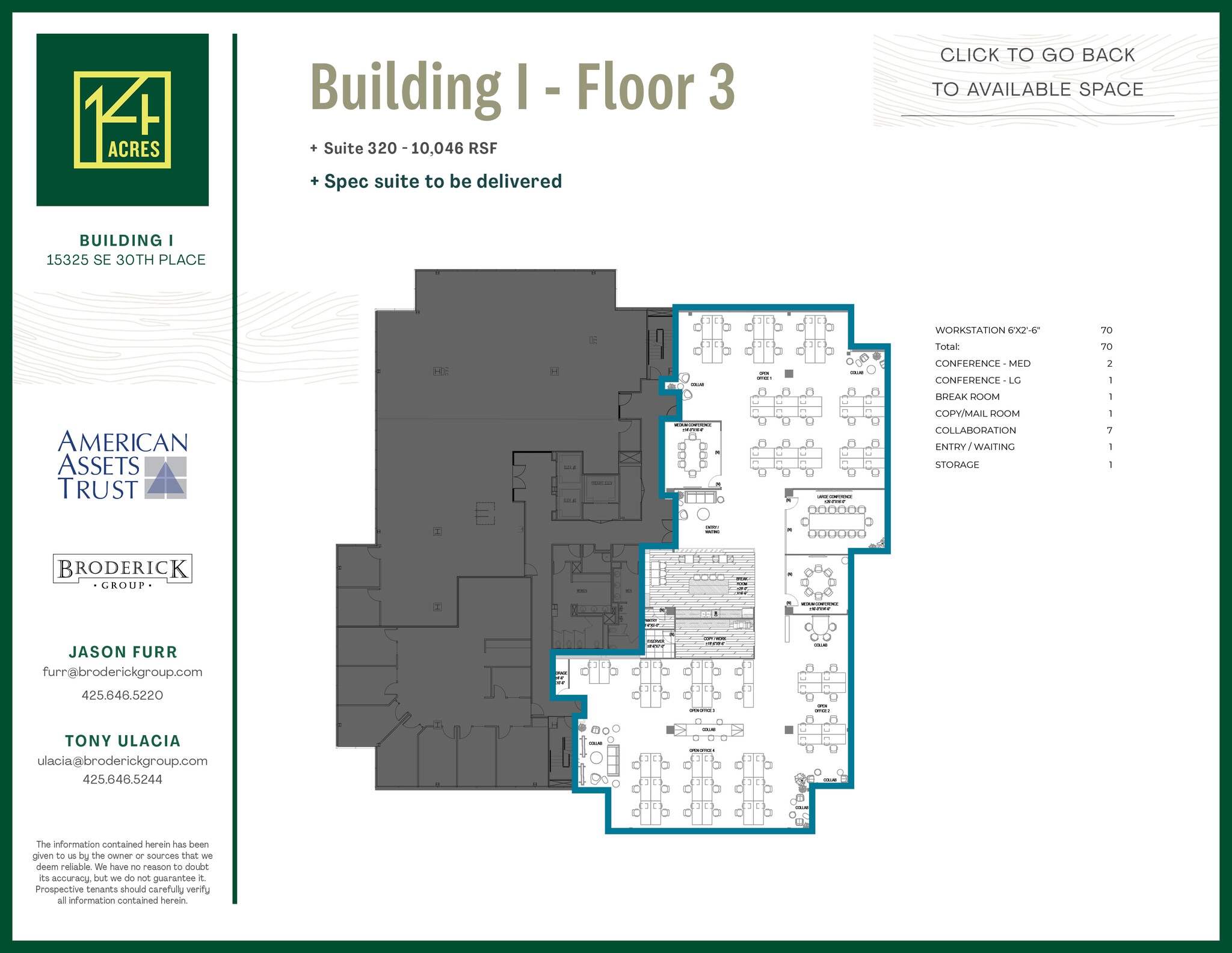 15325 SE 30th Pl, Bellevue, WA for lease Floor Plan- Image 1 of 2
