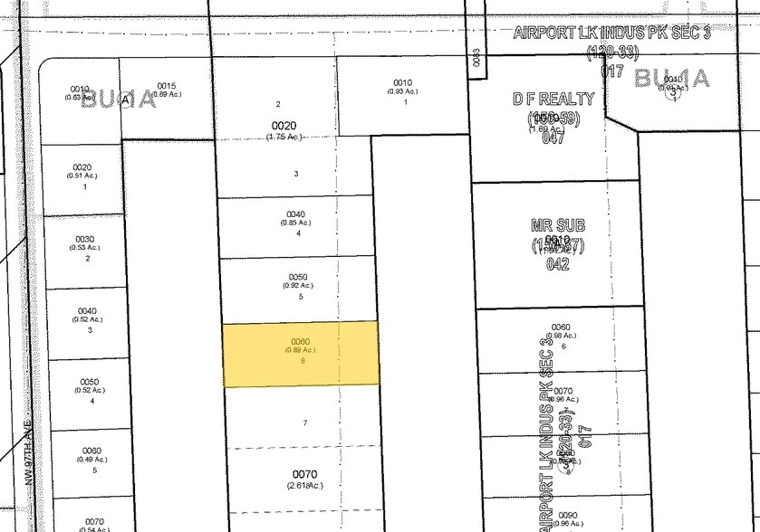 2350 NW 96th Ave, Doral, FL for lease - Plat Map - Image 2 of 5