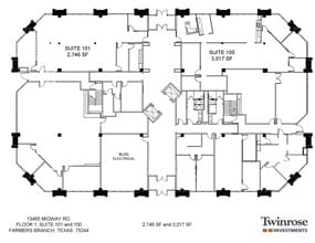 13465 Midway Rd, Farmers Branch, TX for lease Floor Plan- Image 2 of 8