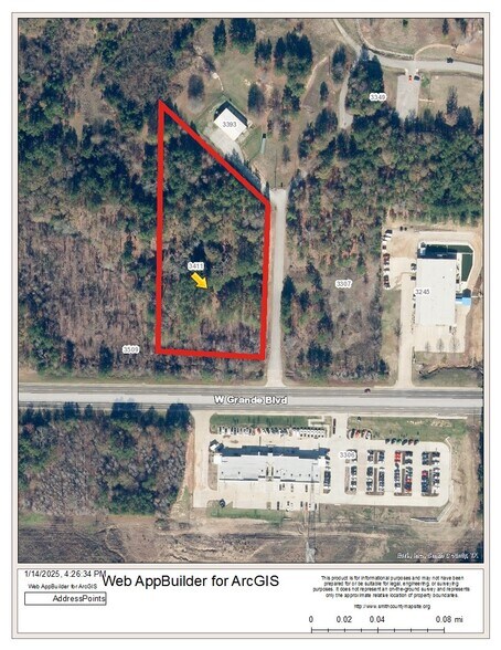 3411 Grande Blvd, Tyler, TX for sale - Aerial - Image 1 of 4