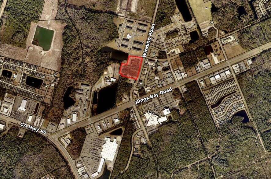 201 Winding Rd, Kingsland, GA for sale - Aerial - Image 1 of 1