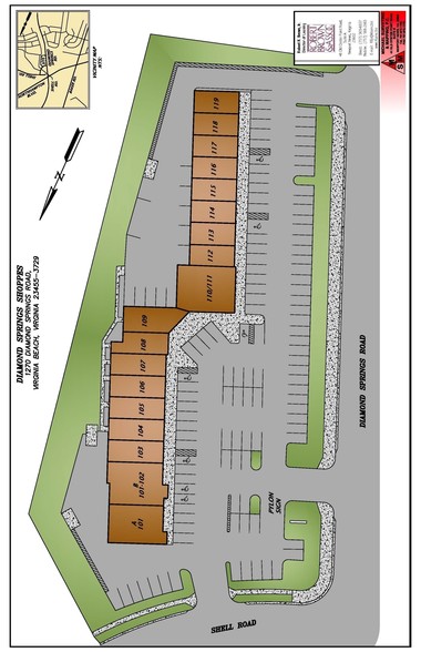 1270 Diamond Springs Rd, Virginia Beach, VA for lease - Site Plan - Image 3 of 4