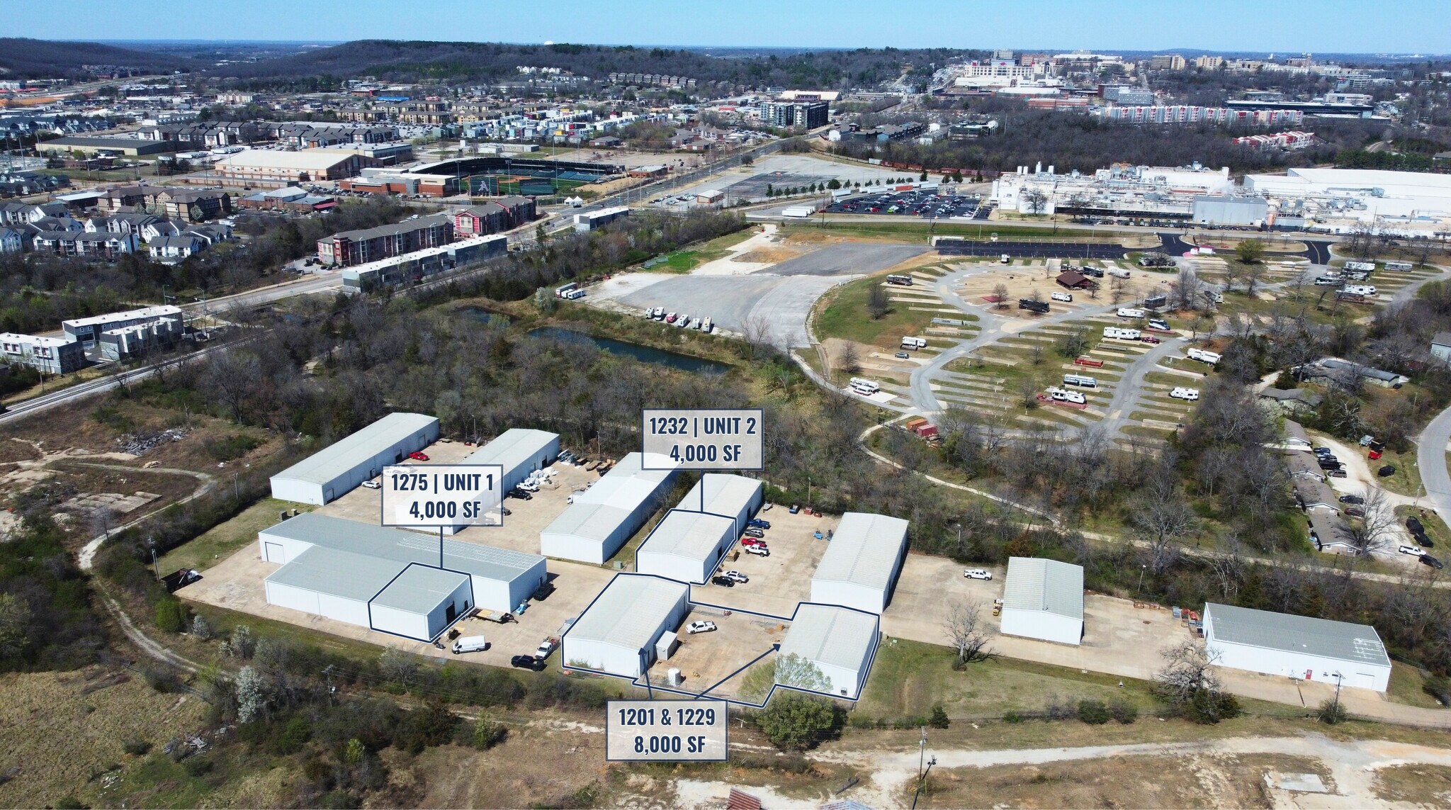 1229 W Sunchase Ct, Fayetteville, AR for lease Aerial- Image 1 of 16