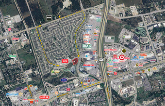 NWQ US-183 Hwy, Cedar Park, TX - aerial  map view