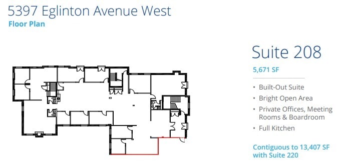 5397 Eglinton Ave W, Toronto, ON for lease Floor Plan- Image 1 of 1