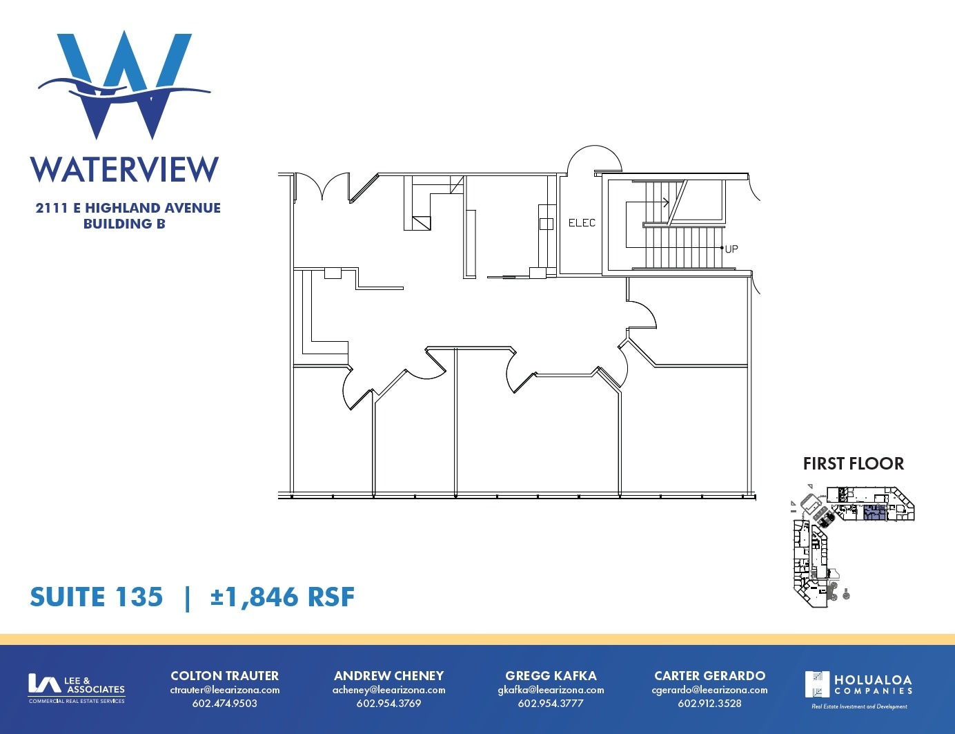 2111 E Highland Ave, Phoenix, AZ for lease Floor Plan- Image 1 of 1