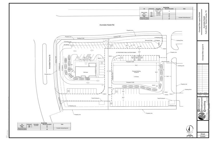 2157 Avondale Haslet Rd, Haslet, TX for sale - Site Plan - Image 3 of 3