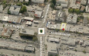 14514-14516 Ventura Blvd, Sherman Oaks, CA - aerial  map view