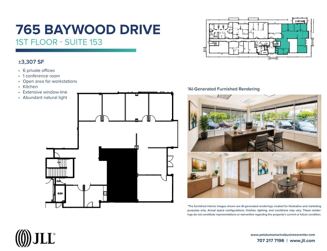 755-775 Baywood Dr, Petaluma, CA for lease Floor Plan- Image 1 of 1