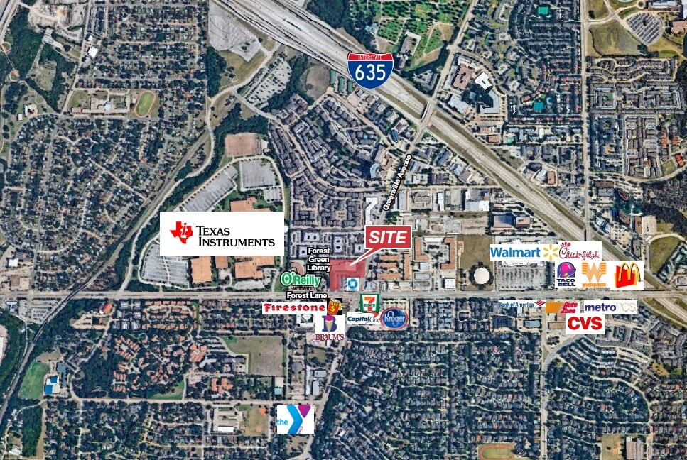 9025 Forest Ln, Dallas, TX for sale Aerial- Image 1 of 1