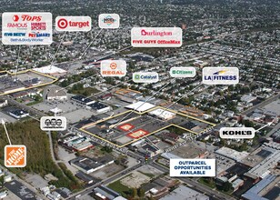 1893 Elmwood Ave, Buffalo, NY - AERIAL map view