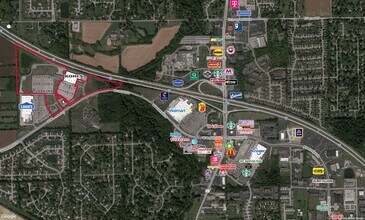 Northfield Rd, Brownsburg, IN - AERIAL  map view - Image1