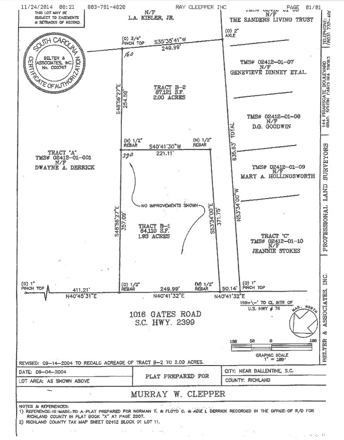 1016 Gates Rd, Irmo, SC for sale Primary Photo- Image 1 of 1