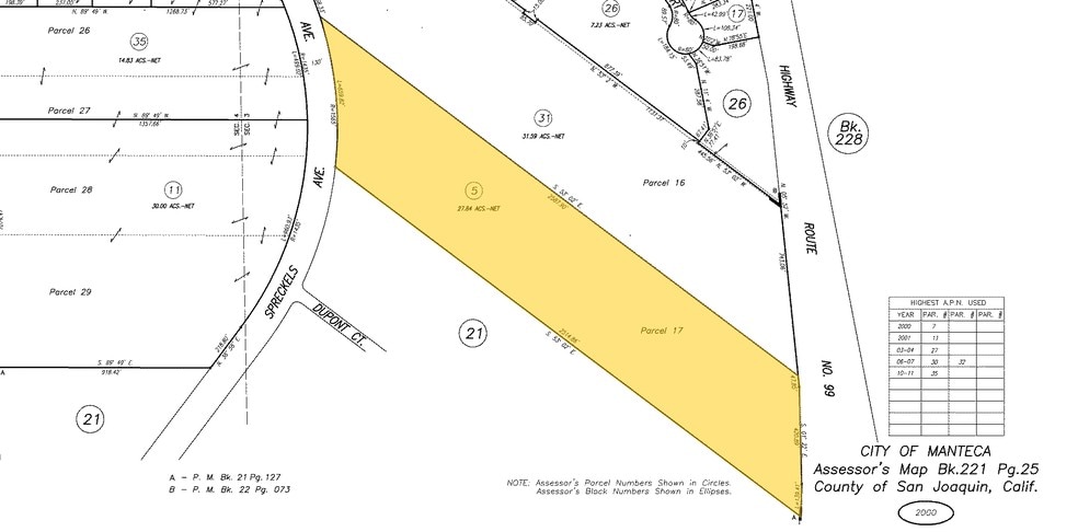 600 Spreckels Ave, Manteca, CA for sale - Plat Map - Image 1 of 1