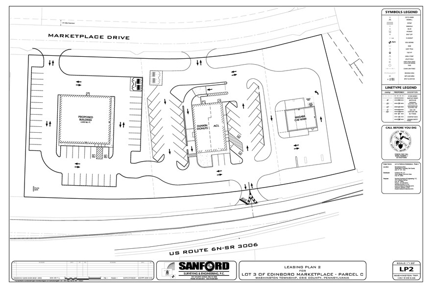 1008 Marketplace Dr, Edinboro, PA for lease - Site Plan - Image 1 of 1