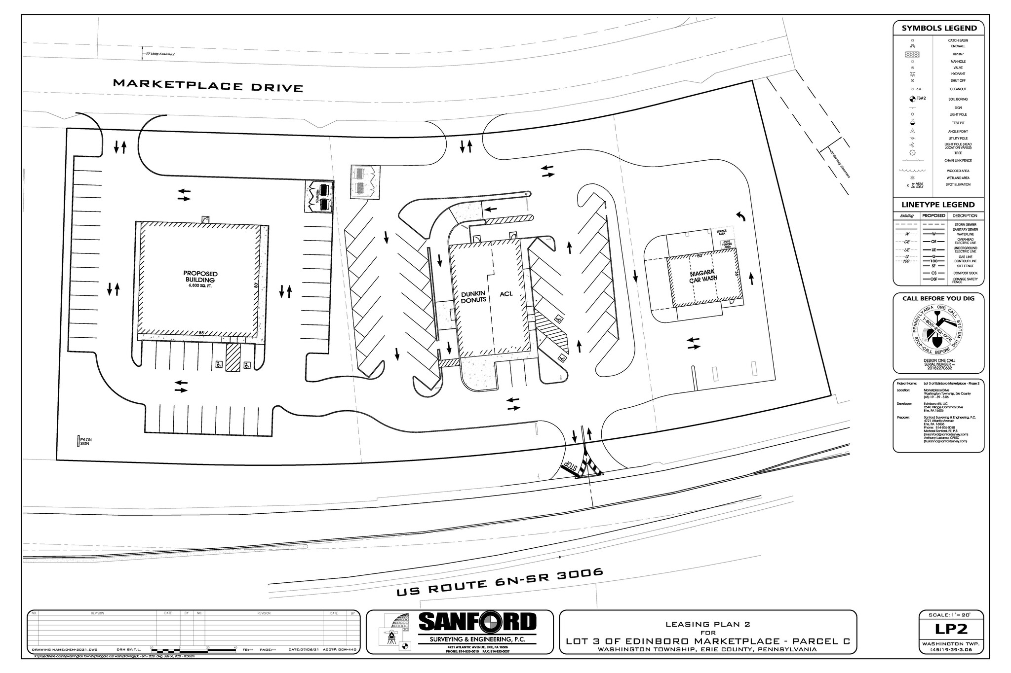 1008 Marketplace Dr, Edinboro, PA for lease Site Plan- Image 1 of 2