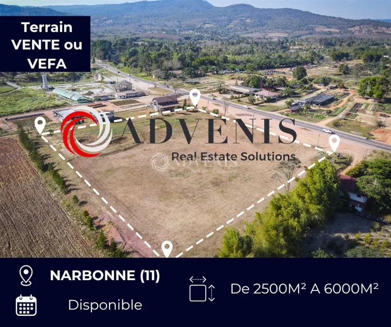 Land in Narbonne for sale Aerial- Image 1 of 2