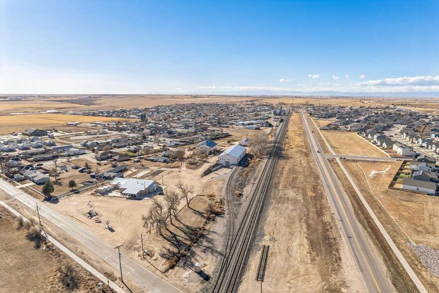 525 E Railroad Ave, Keenesburg, CO for lease - Aerial - Image 3 of 40