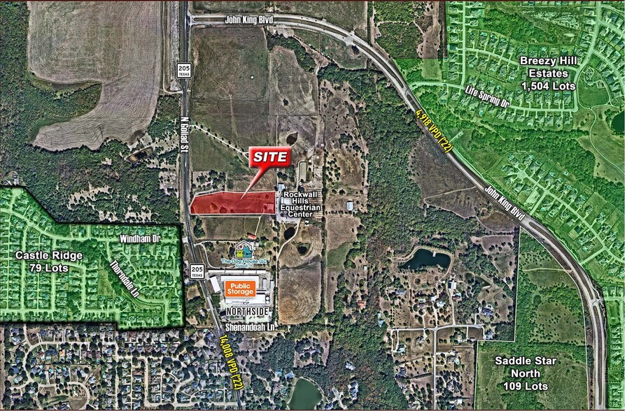 N Goliad/Hwy 205, Rockwall, TX for sale - Building Photo - Image 1 of 10