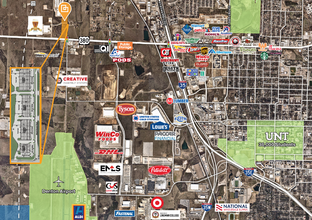 1801 N Masch Branch Rd, Denton, TX for lease Aerial- Image 2 of 3