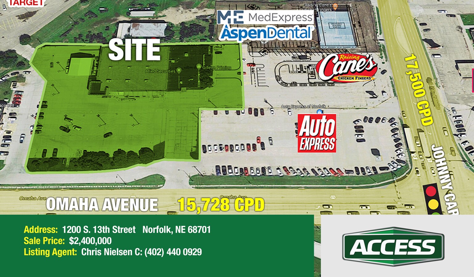 1308 W Omaha Ave Norfolk Ne 68701 Retail For Sale Loopnet Com