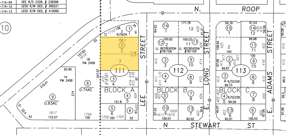 420 Lee St, Carson City, NV for sale - Plat Map - Image 2 of 55