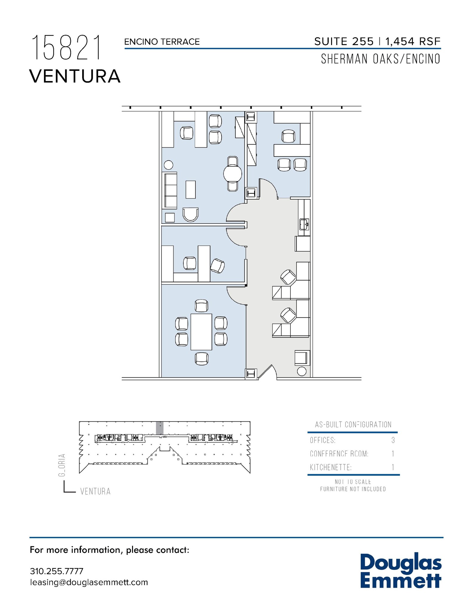 15821 Ventura Blvd, Encino, CA for lease Floor Plan- Image 1 of 1