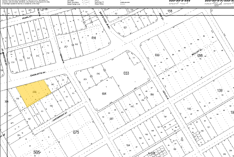 1919 Charlotte Ave, Nashville, TN for lease - Plat Map - Image 2 of 8