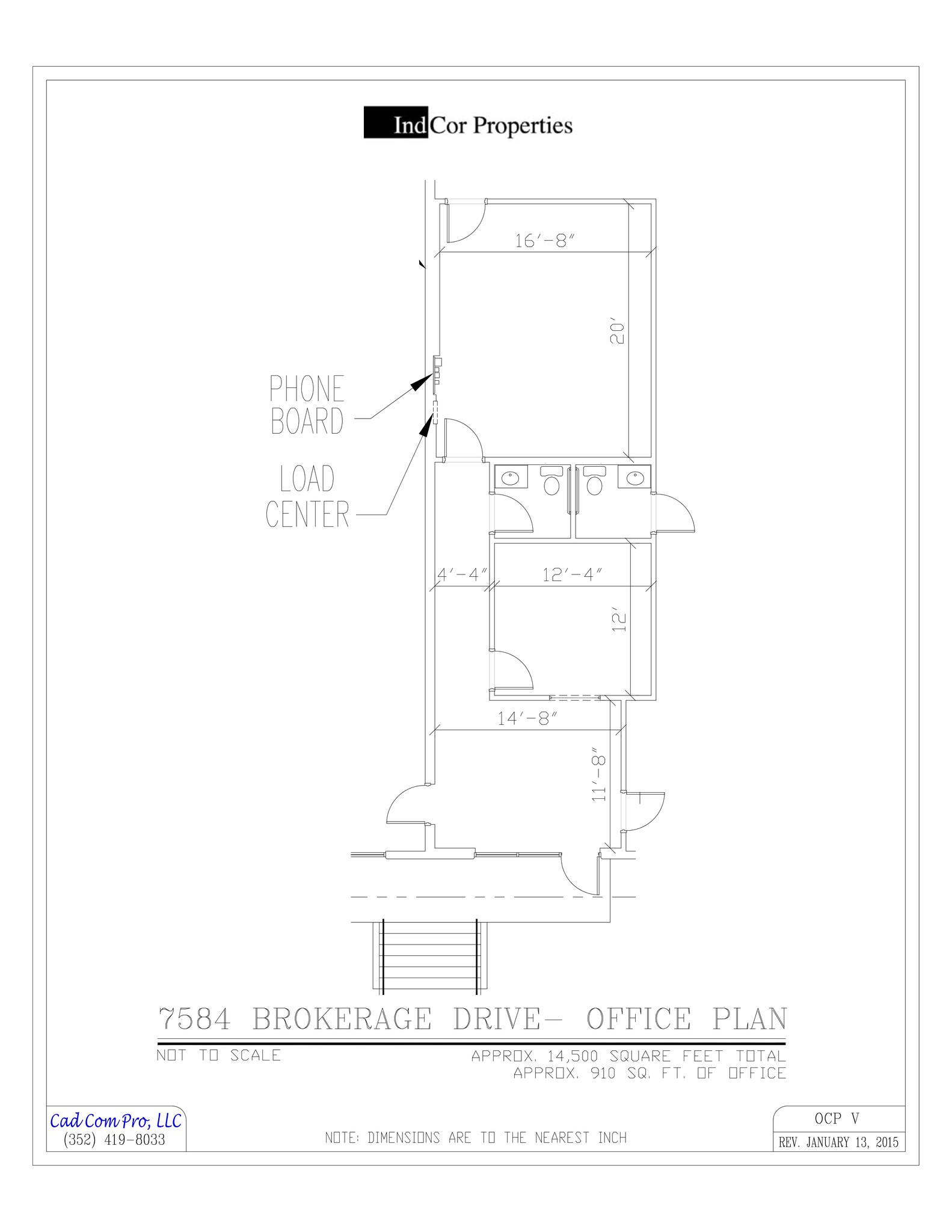 7550-7584 Brokerage Dr, Orlando, FL for lease Site Plan- Image 1 of 2