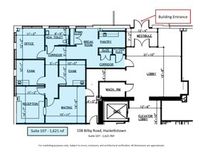 108 Bilby Rd, Hackettstown, NJ for lease Floor Plan- Image 1 of 1