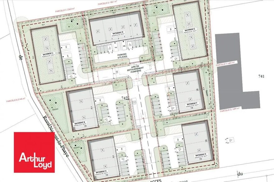 Flex in Nogent-le-Phaye for sale - Site Plan - Image 2 of 2