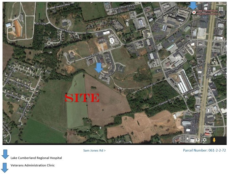 N Sam Jones Rd, Somerset, KY for sale - Building Photo - Image 1 of 1