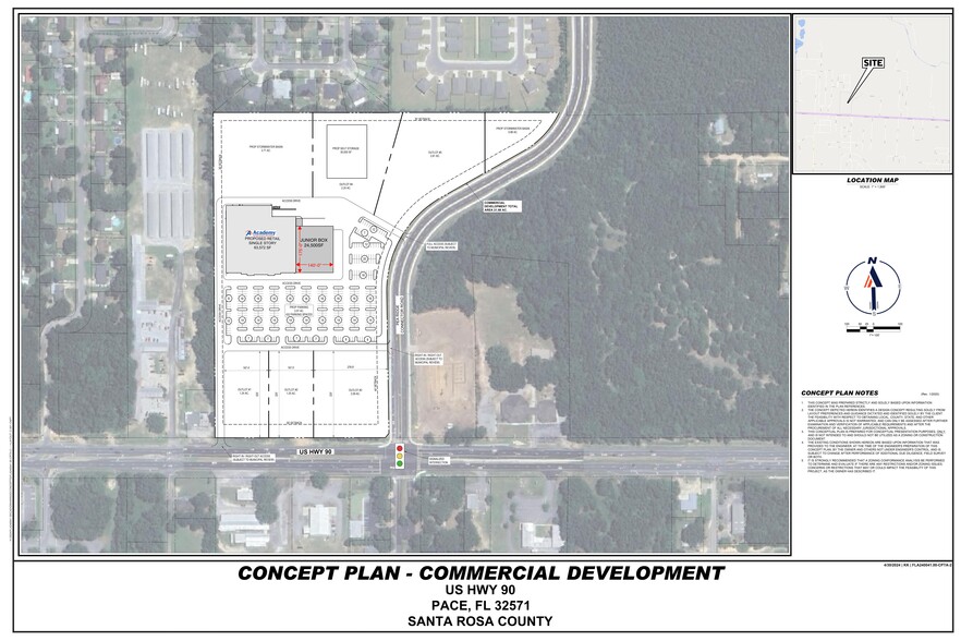 5240 Highway 90, Pace, FL for lease - Site Plan - Image 1 of 1