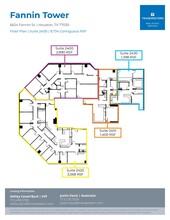 6624 Fannin St, Houston, TX for lease Floor Plan- Image 2 of 2