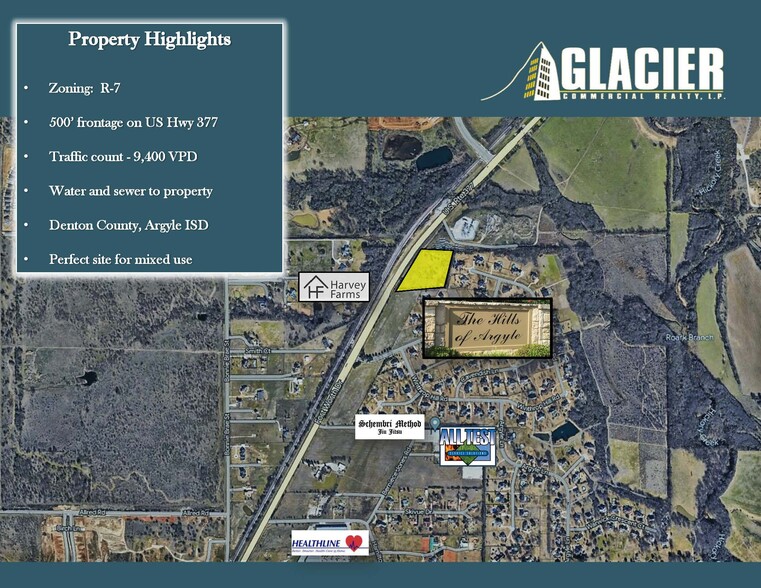 Fort Worth Dr & US Hwy 377, Argyle, TX for sale - Building Photo - Image 3 of 6