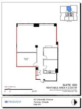40 University Ave, Toronto, ON for lease Floor Plan- Image 1 of 1